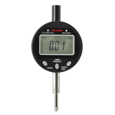 Digital Indikatorklocka 25,4x0,01 mm med ABS/TOL/Min/Max funktion